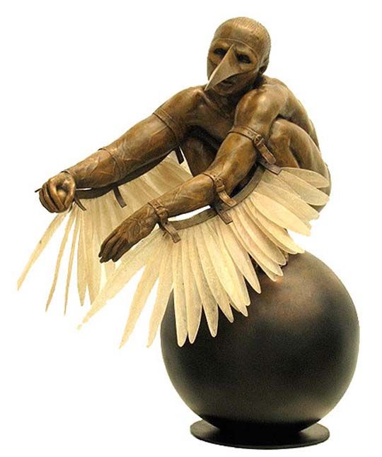 Jorge Marin sculpture Icarus