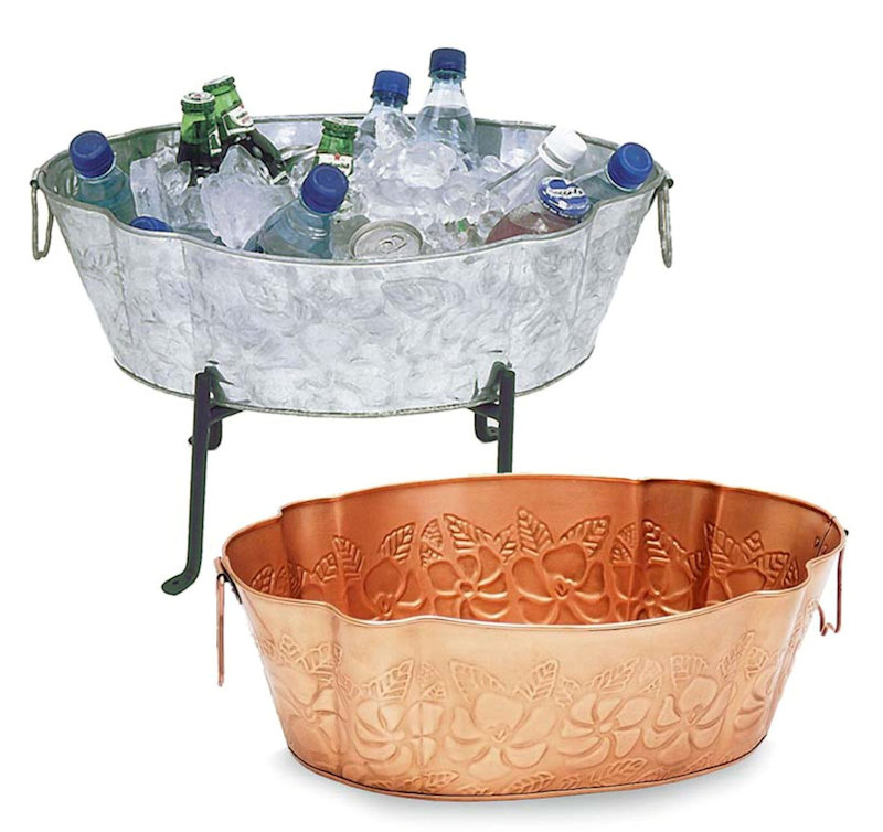 Galvanized tubs