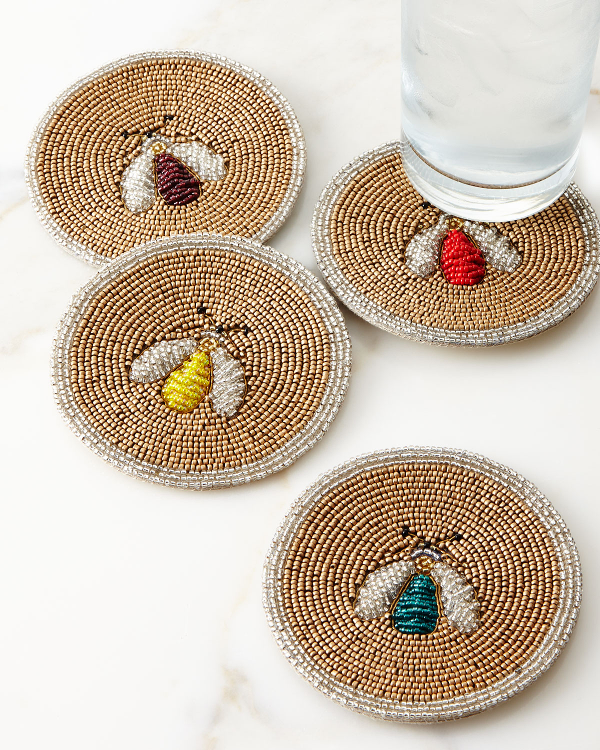 Birds & Insects: Bee Coasters
