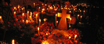 Graveyard Mexico Dia de los muertos