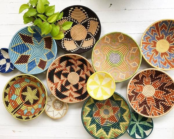 colorful baskets